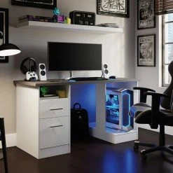 Best Pirce ???? Sauder Desk For Gaming With Charcoal Ash Accent Top ????