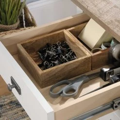 Buy ???? Sauder Cottage Road Soft White Coastal Single Pedestal Desk ???? -Elements Shop unnamed file 1225