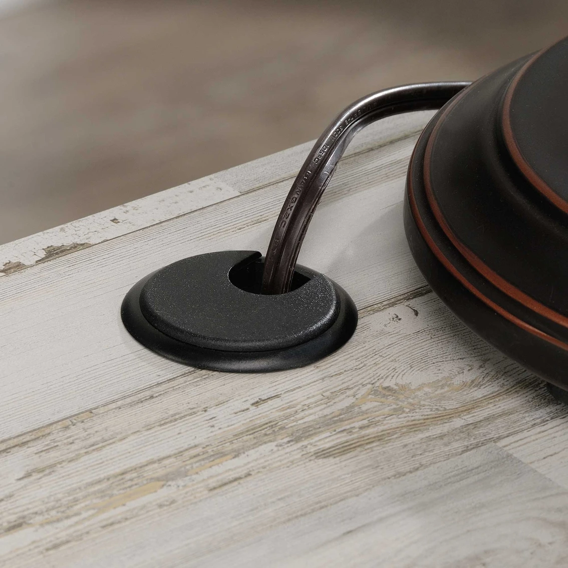 Cheap ✔️ Sauder Rustic L Shaped Desk In White Plank ???? 10 Cheap ✔️ Sauder Rustic L Shaped Desk In White Plank ???? - Image 10