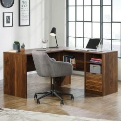 Cheapest ???? Sauder Mid Century Modern L Shaped Office Desk ❤️