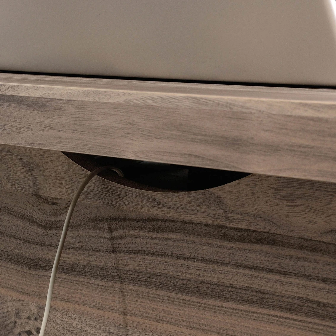 New ❤️ Sauder Costa Washed Walnut L-Shaped Desk With File Drawer ✨ 10 New ❤️ Sauder Costa Washed Walnut L-Shaped Desk With File Drawer ✨ - Image 10