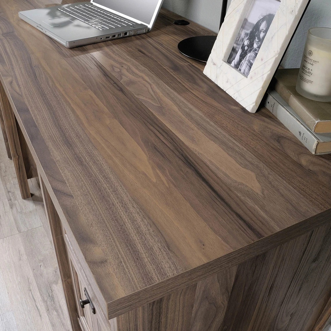 New ⭐ Sauder Costa Washed Walnut Office Desk With Drawers ???? 5 New ⭐ Sauder Costa Washed Walnut Office Desk With Drawers ???? - Image 5