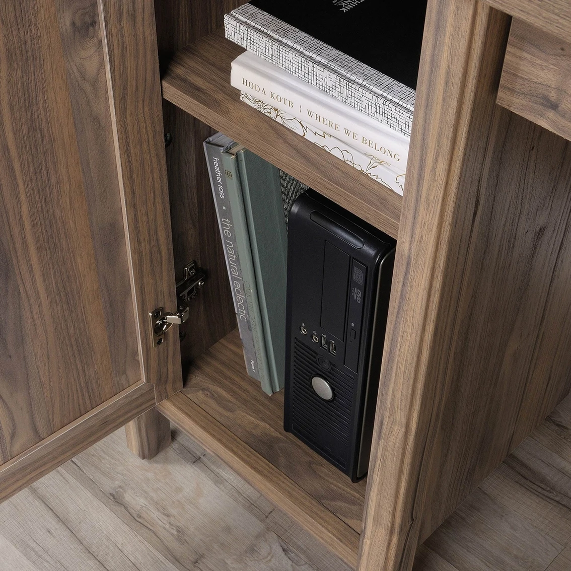 New ⭐ Sauder Costa Washed Walnut Office Desk With Drawers ???? 9 New ⭐ Sauder Costa Washed Walnut Office Desk With Drawers ???? - Image 9