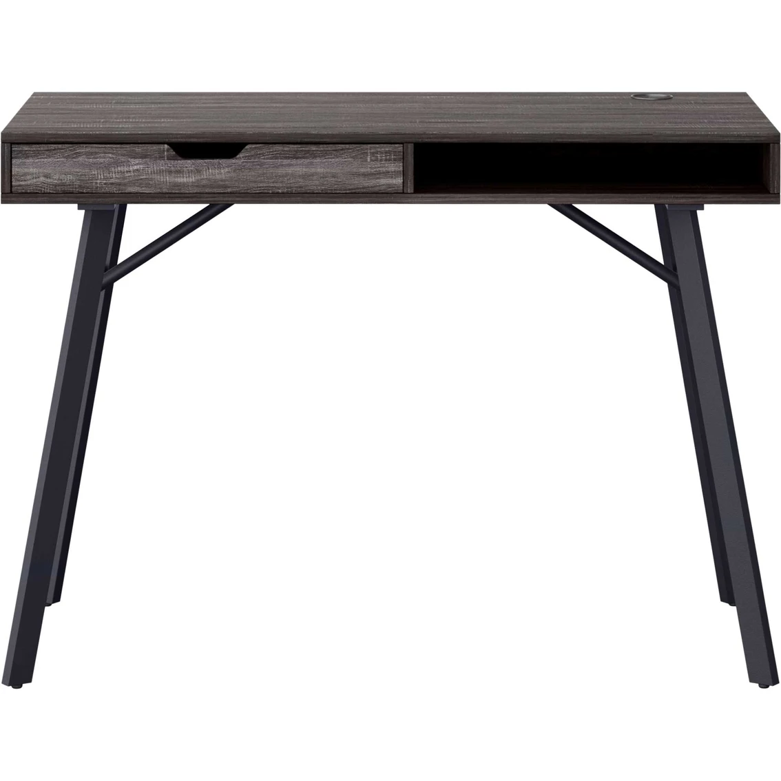 Cheap ⭐ CorLiving Auston Rustic Wood Grain Finish Desk ???? 2 Cheap ⭐ CorLiving Auston Rustic Wood Grain Finish Desk ???? - Image 2