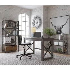 Best deal ✔️ Signature Design By Ashley Freedan Home Office Desk ❤️ -Elements Shop unnamed file 1595