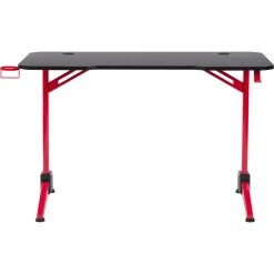 Best deal ???? CorLiving Conqueror Black And Red Gaming Desk ????