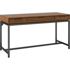 Best deal ???? Simpli Home Banting Solid Hardwood Mid Century Desk ????