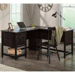 Wholesale ???? Sauder L Shaped Home Office Desk With Drawers ✔️
