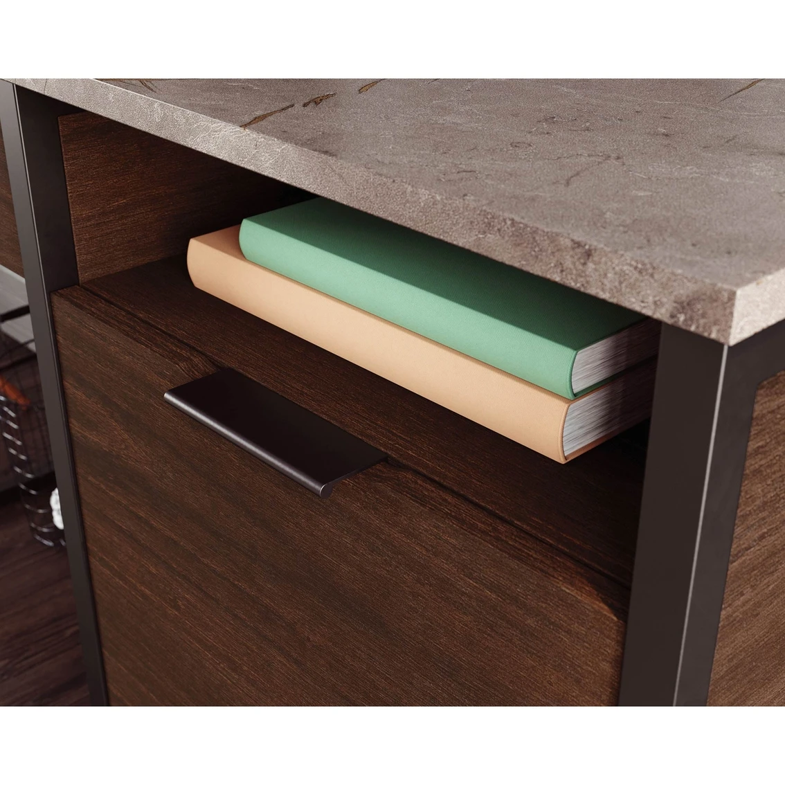 Brand new ???? Sauder International Lux Single Pedestal Home Office Desk ???? 4 Brand new ???? Sauder International Lux Single Pedestal Home Office Desk ???? - Image 4