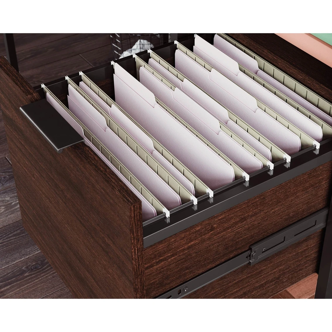 Brand new ???? Sauder International Lux Single Pedestal Home Office Desk ???? 5 Brand new ???? Sauder International Lux Single Pedestal Home Office Desk ???? - Image 5