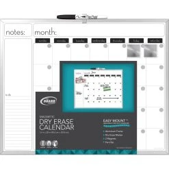 Deals ⌛ MEGA Brands The Board Dudes Magnetic Dry Erase Aluminum Framed Calendar ⭐