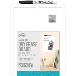 Best Sale ⌛ Mega Brands The Board Dudes Magnetic Dry Erase Plastic Framed Board 8.5 X 11 ????