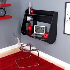 Best Pirce ???? Prepac Kurv Floating Desk ❤️