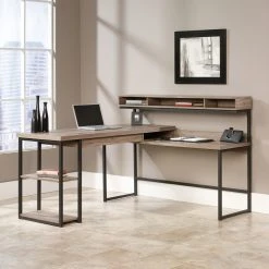 Best Sale ???? Sauder Transit L-Shaped Desk ✨
