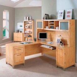 New ???? Bush Furniture Bush Somerset L Shaped Desk ????