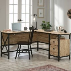 New ❤️ Sauder Steel River Collection L Desk ????