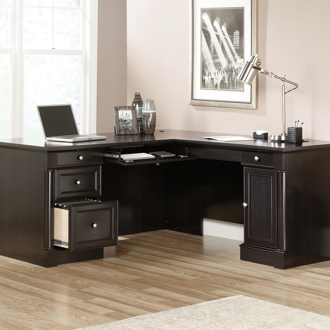 Budget ???? Sauder Palladia L Desk ✔️ 2 Budget ???? Sauder Palladia L Desk ✔️ - Image 2